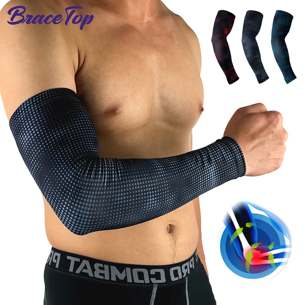 Manga de brazo BraceTop protección UV compresión refrigerante running outdoor trabajo Mangas de compresión para brazo deportivo