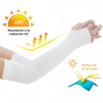 Manguitos protectores contra radiación UV.