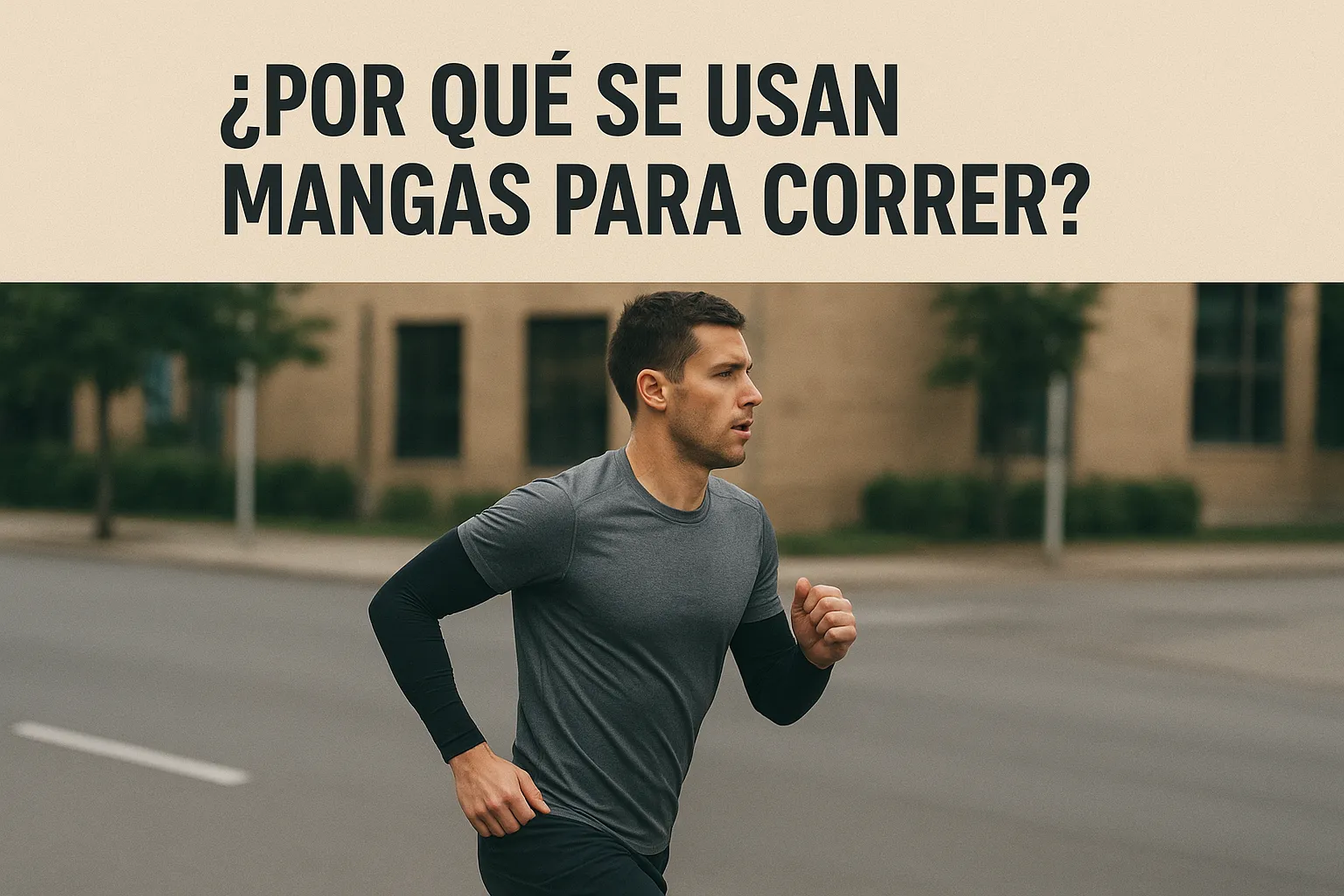 ¿Por qué se usan mangas para correr?
