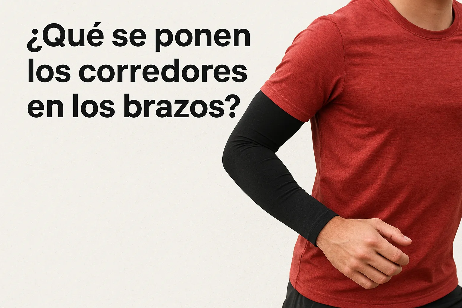 ¿Qué se ponen los corredores en los brazos?